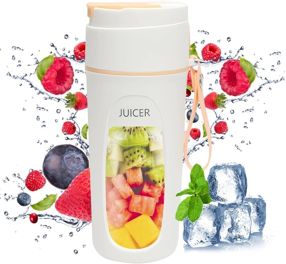 EXILOM Portable Blender - 8 Blades Rechargeable USB