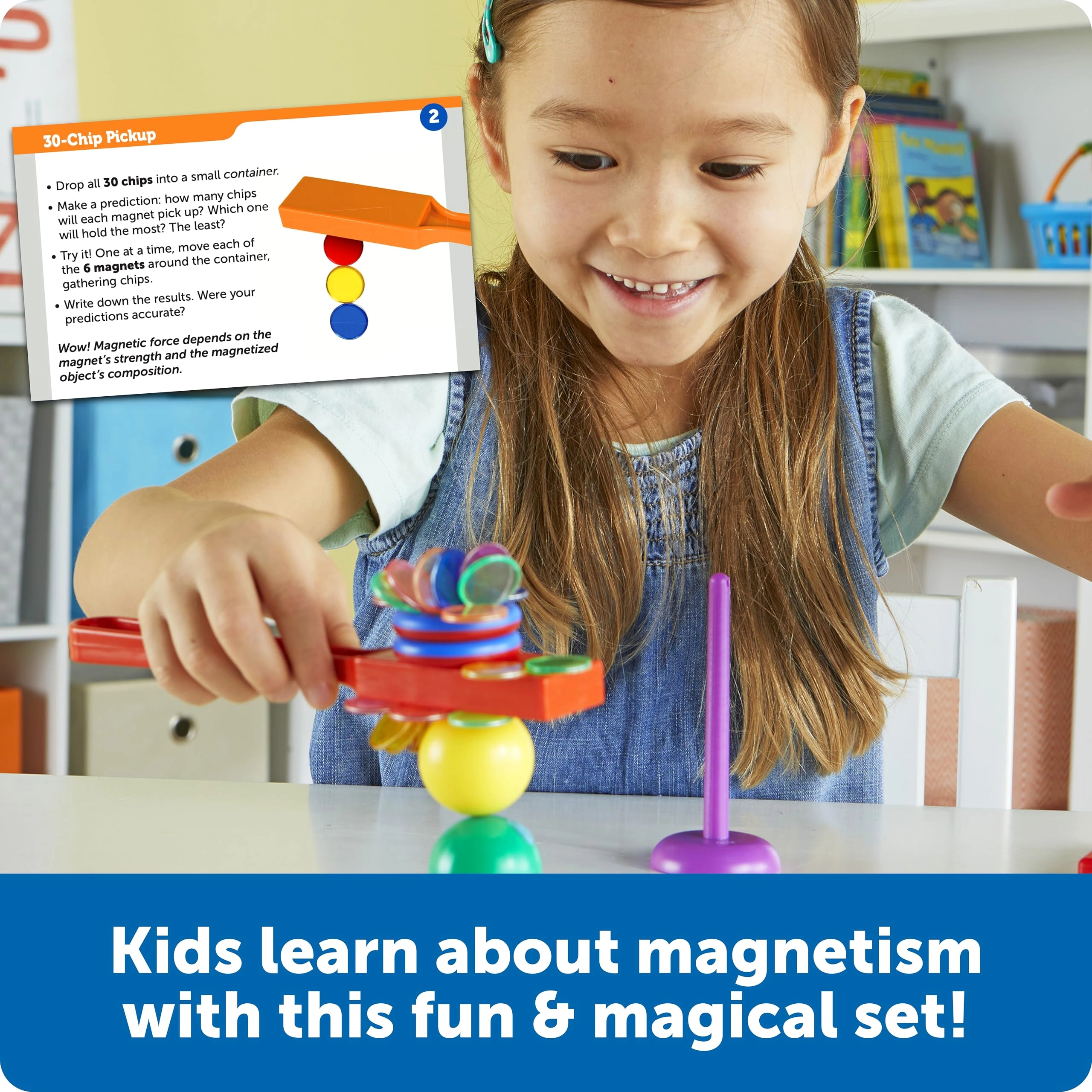 Magnet Movers Physics, Ages 5-9 - 39 pieces