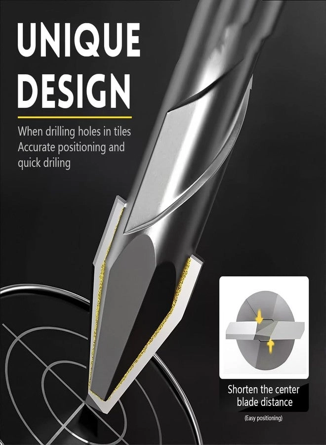 Drill Bits - Cemented Carbide 4Pcs 6mm/8mm/10mm/12mm