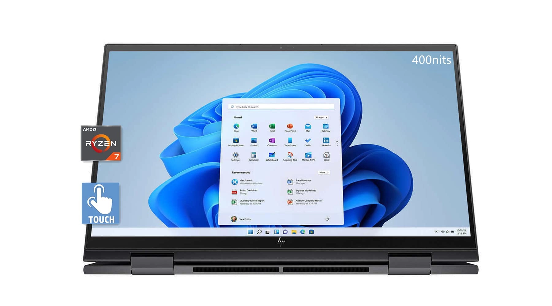 HP Envy x360 - 15.6'' Ryzen 7 5700U 16GB DDR4 1TB SSD