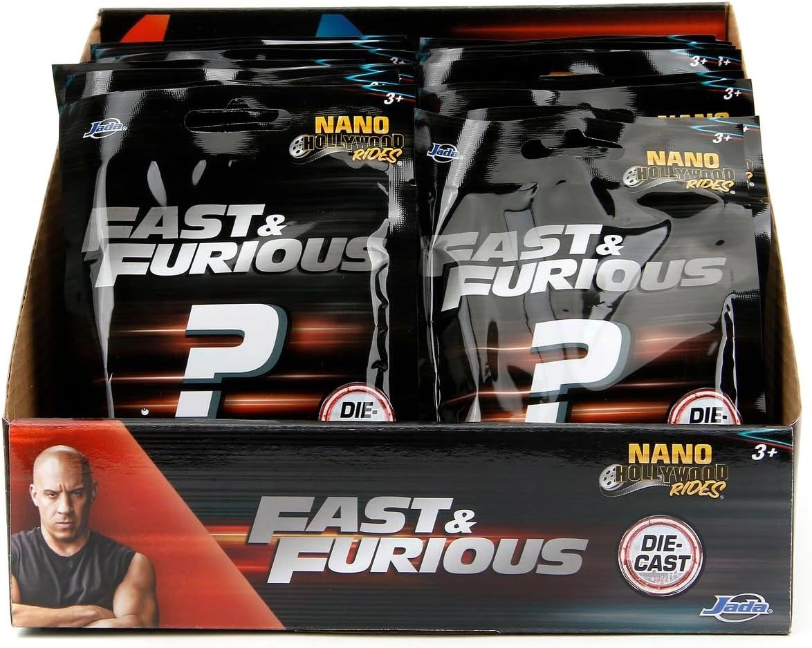 Fast And Furious Blind Pack Nano Cars - 1Pc