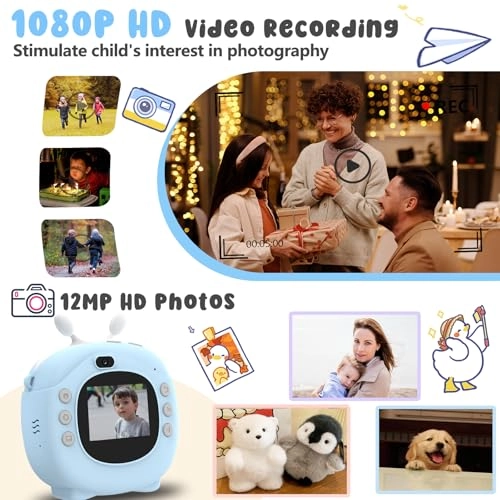 Instant Print Camera - 32GB 1080p