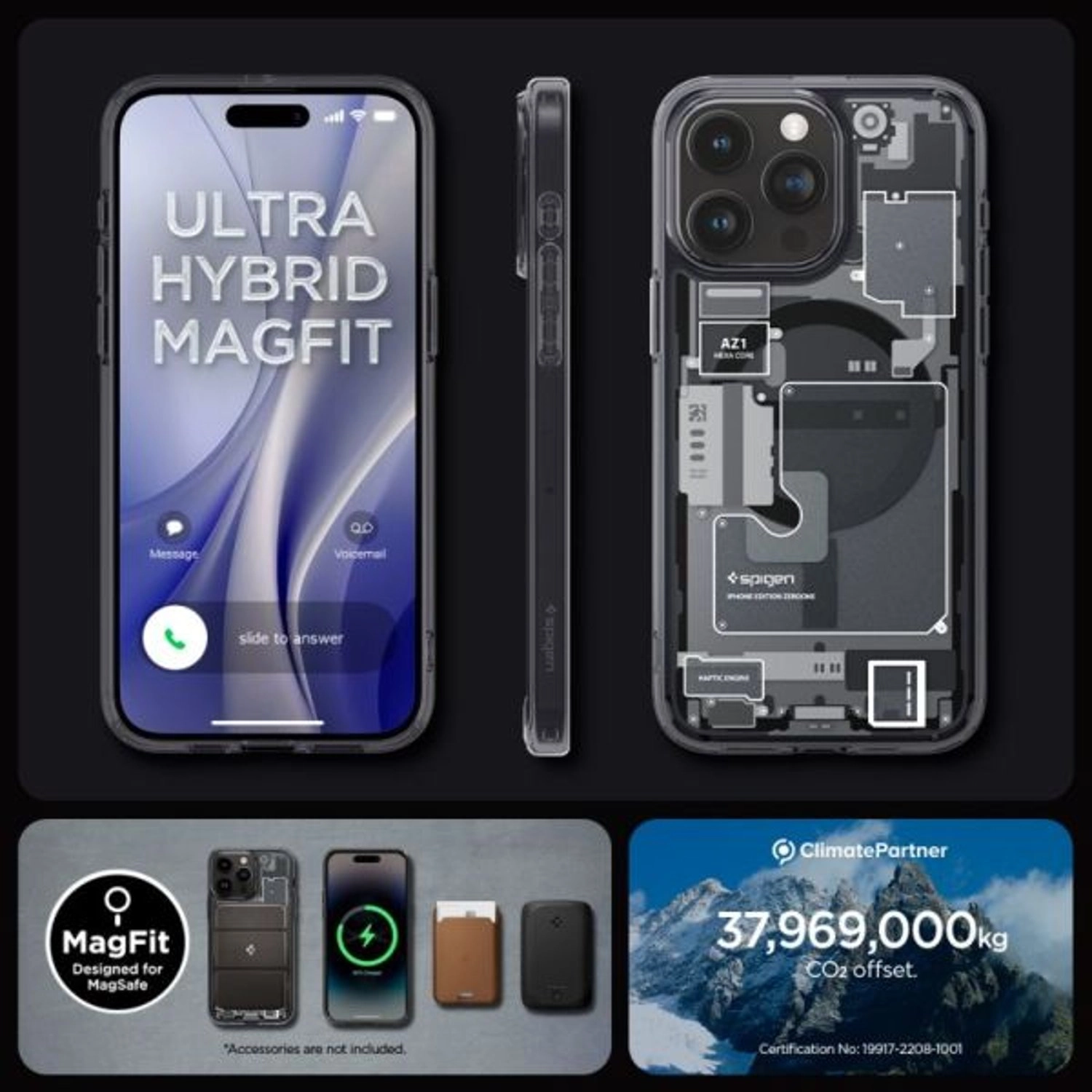 Ultra Hybrid MagFit Clear Case for iPhone 15 Pro Max