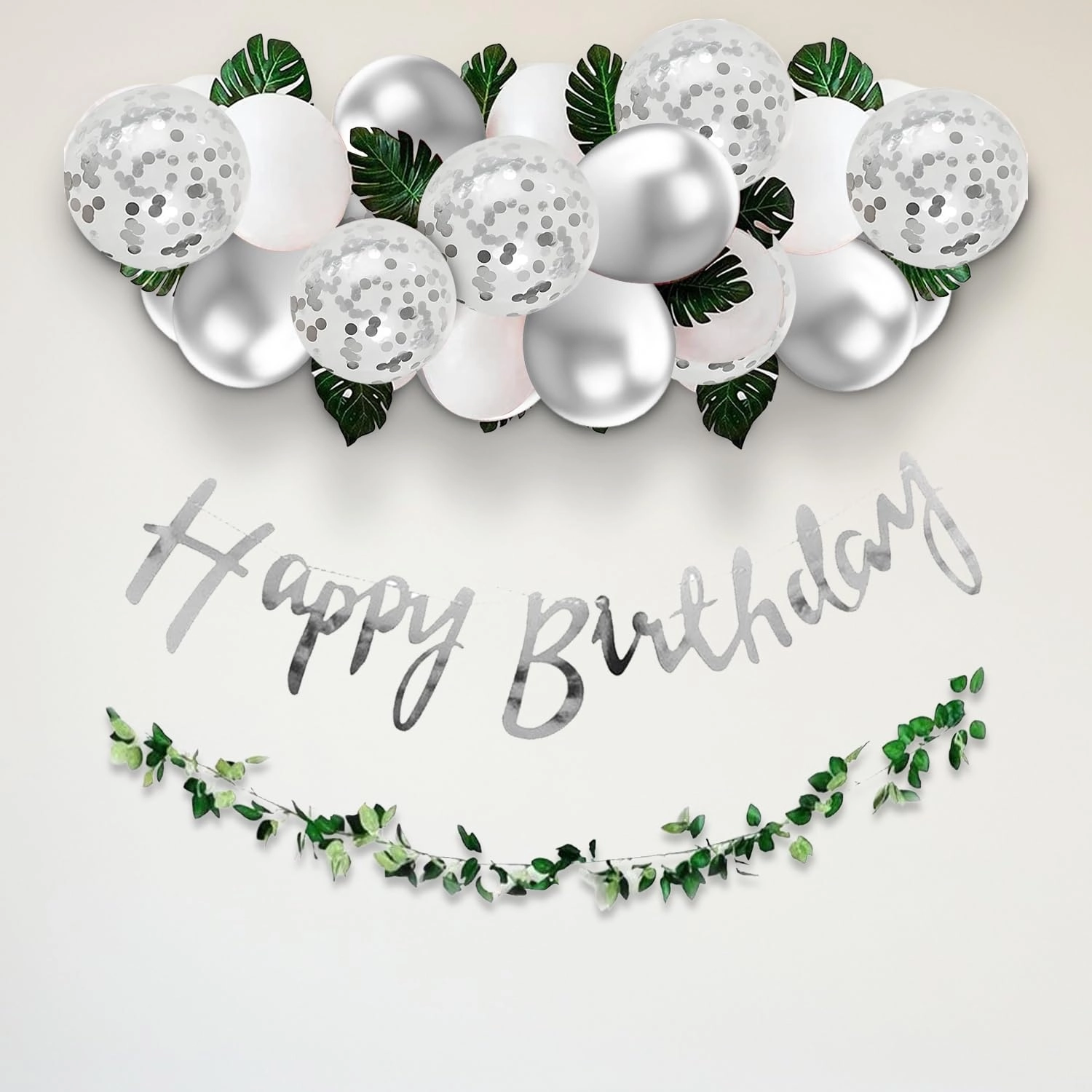 Party Propz Happy Birthday Decoration Items - 37 Pcs