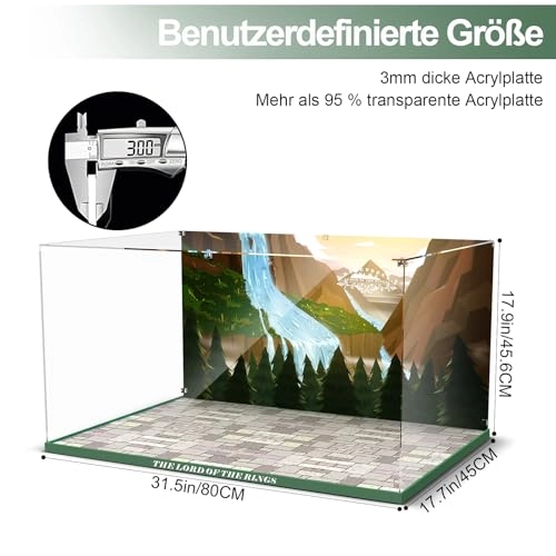 Acrylic Display Case for LEGO 10316 The Lord of the Rings Rivendell - Acrylic
