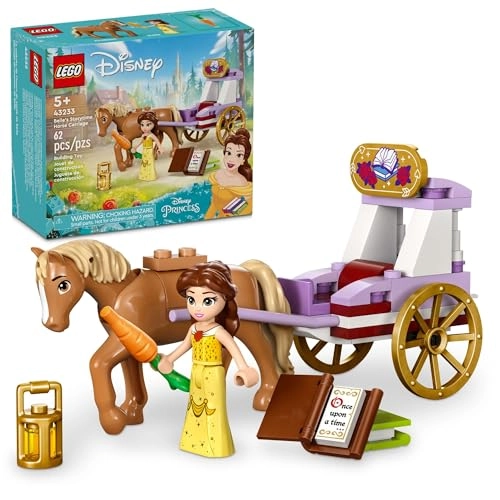 Belle’s Storytime Horse Carriage (43233) - Belle mini-doll Philippe horse