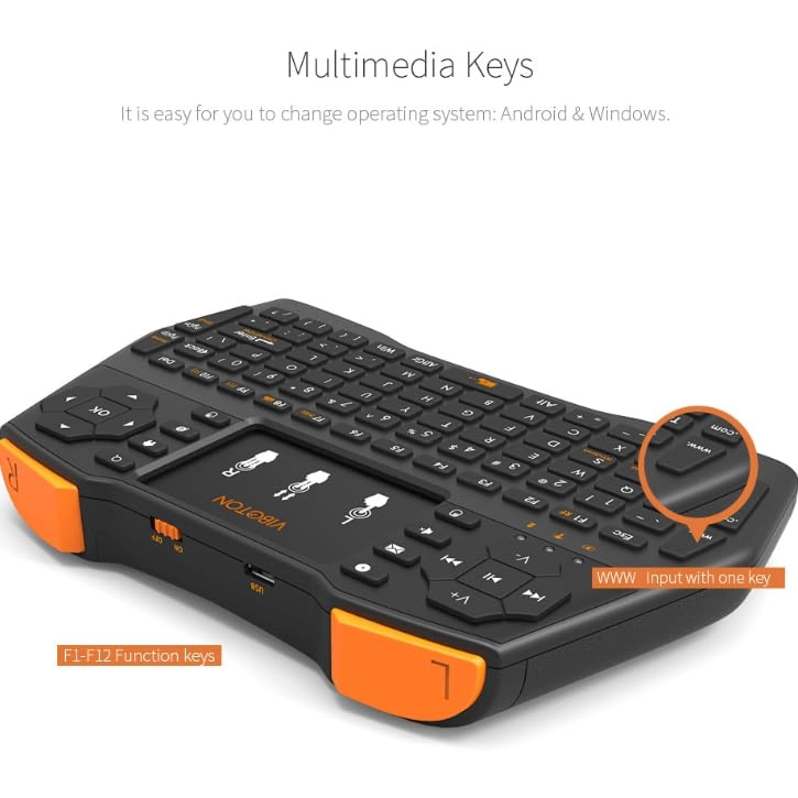 Mini Wireless Keyboard - Wired