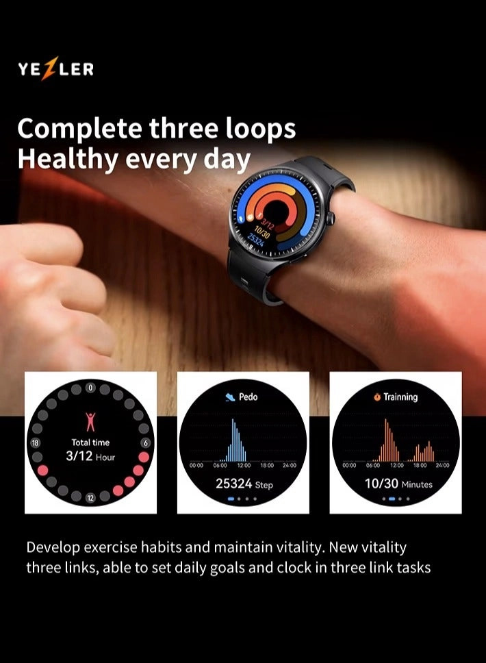 Round Smart Watch Set