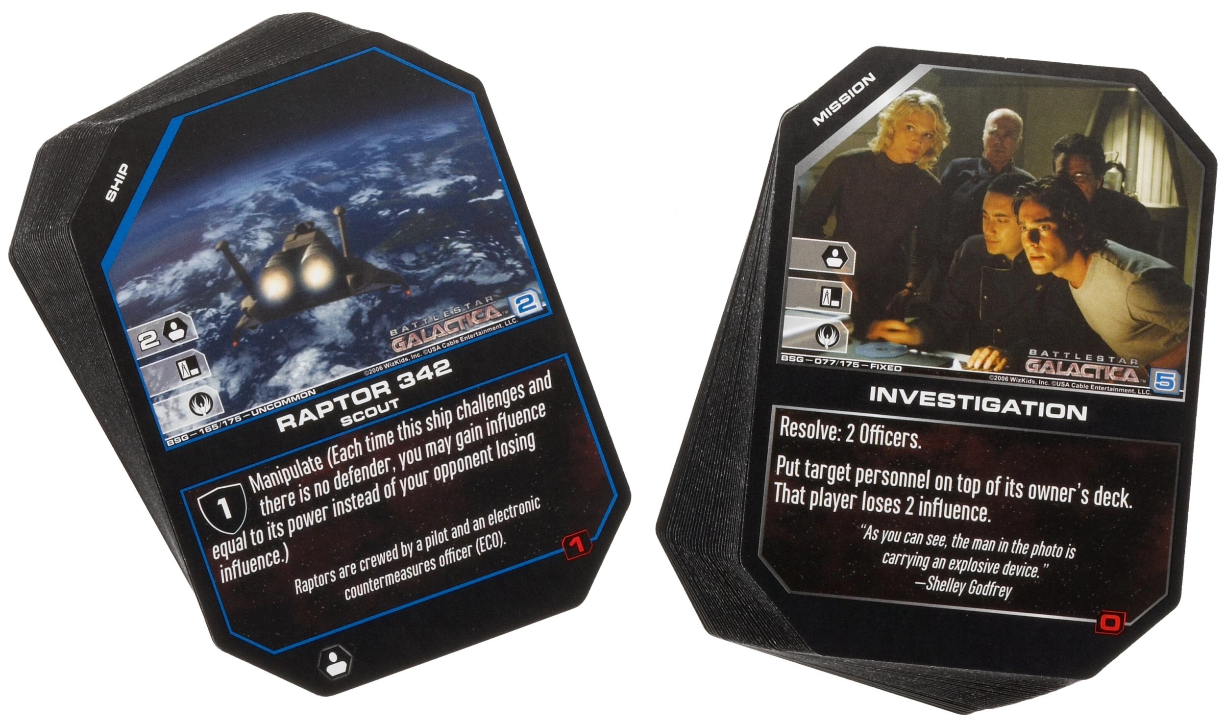 WizKids Battlestar Galactica - Card Game 2-Player 62-card starter