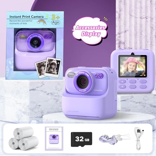 Instant Print Camera - 32GB White