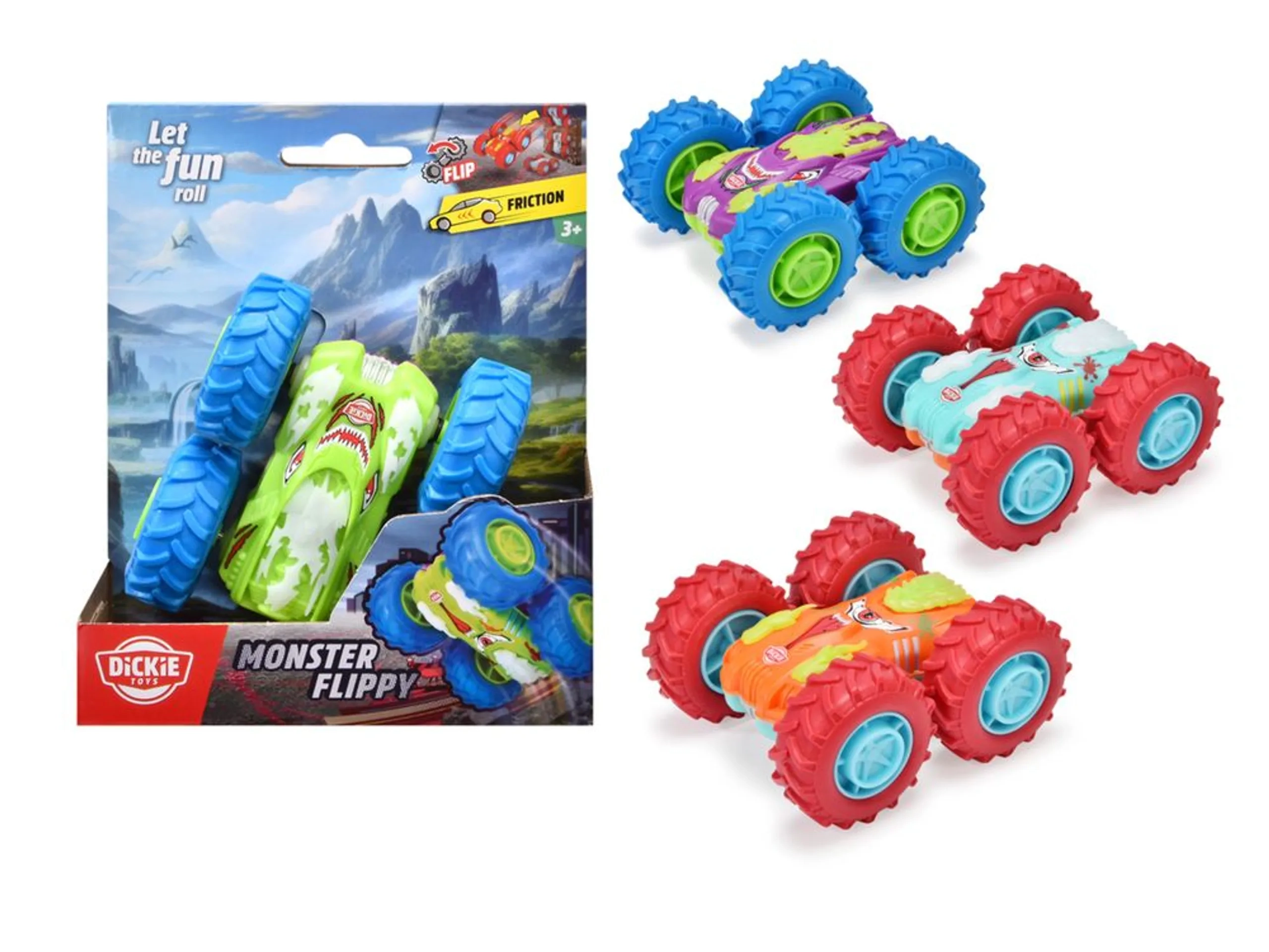 Dickie Monster Flippy - Multi Colour 3 +