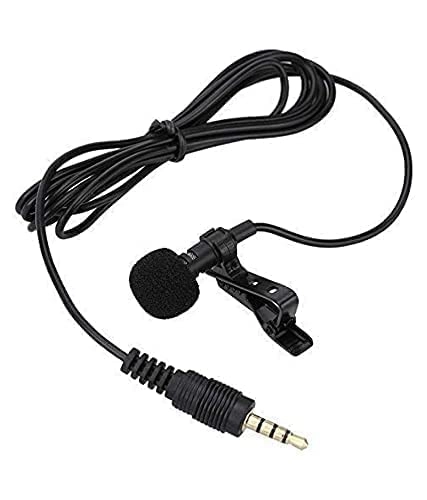 Dynamic Lapel Collar Mic 3.5mm-Mini-Jack Microphone