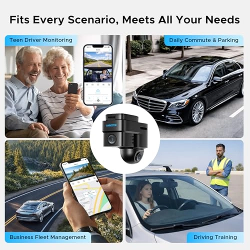 Cellular Car Security Camera - 4G LTE GPS Tracker Dual Dash Cam