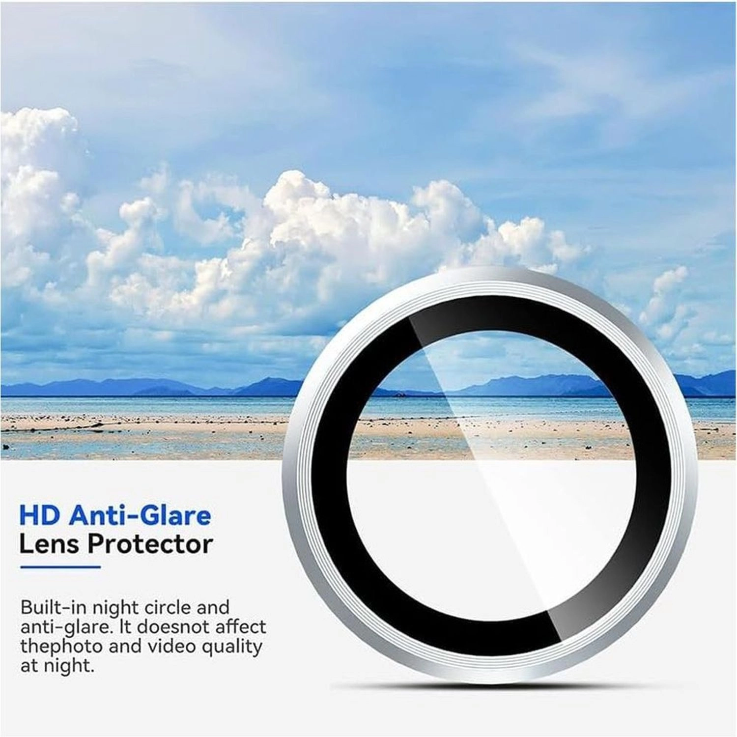Clear Sapphire Glass Camera Lens Protector for Samsung Galaxy S25