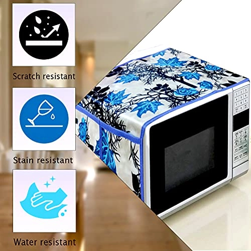 Microwave/Oven Top Cover - 4 Utility Pockets Polyester