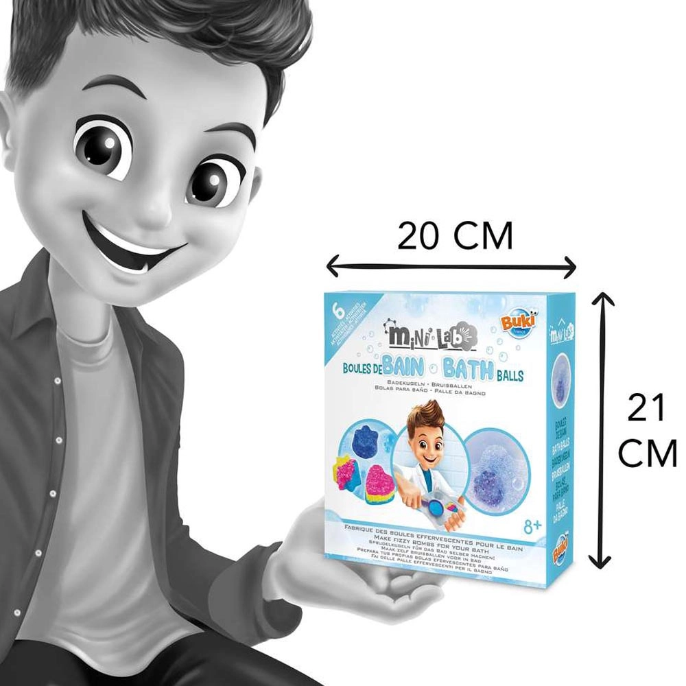 Mini Lab Bath Balls - Suitable for 8 to 13+ yrs
