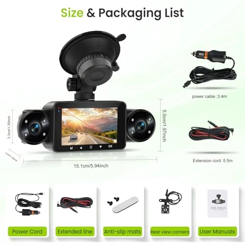 Dash Cam 1080P X 1080P