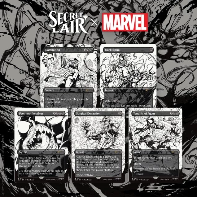 Wizards of the Coast Secret Lair x Marvel's Spider-Man: Venom Unleashed