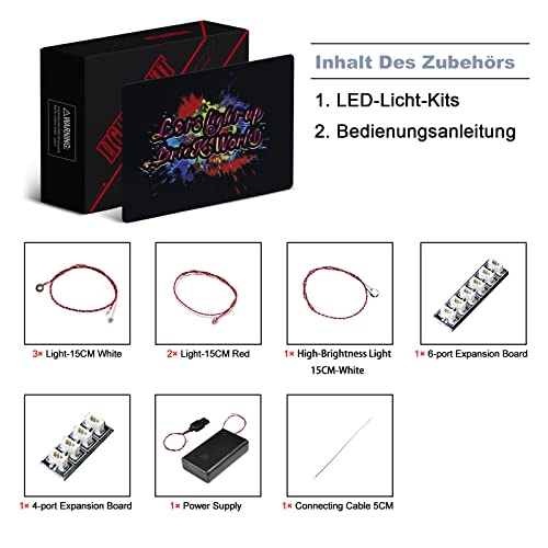 LED Light Set for Ice Cream Van - 60253 Battery Powered