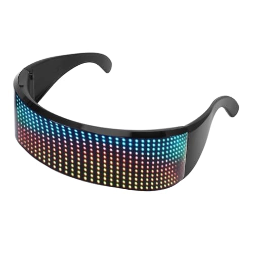 RGB LED Glasses - Bluetooth Programmable 432 LEDs