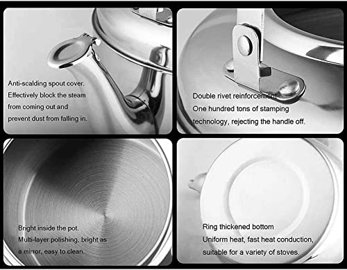 Stovetop Induction Whistling Kettle - 5L