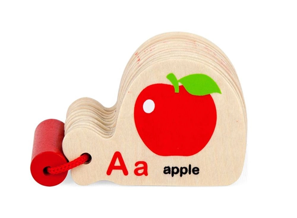 Mini Alphabet Letters Wood Book - 12 months+