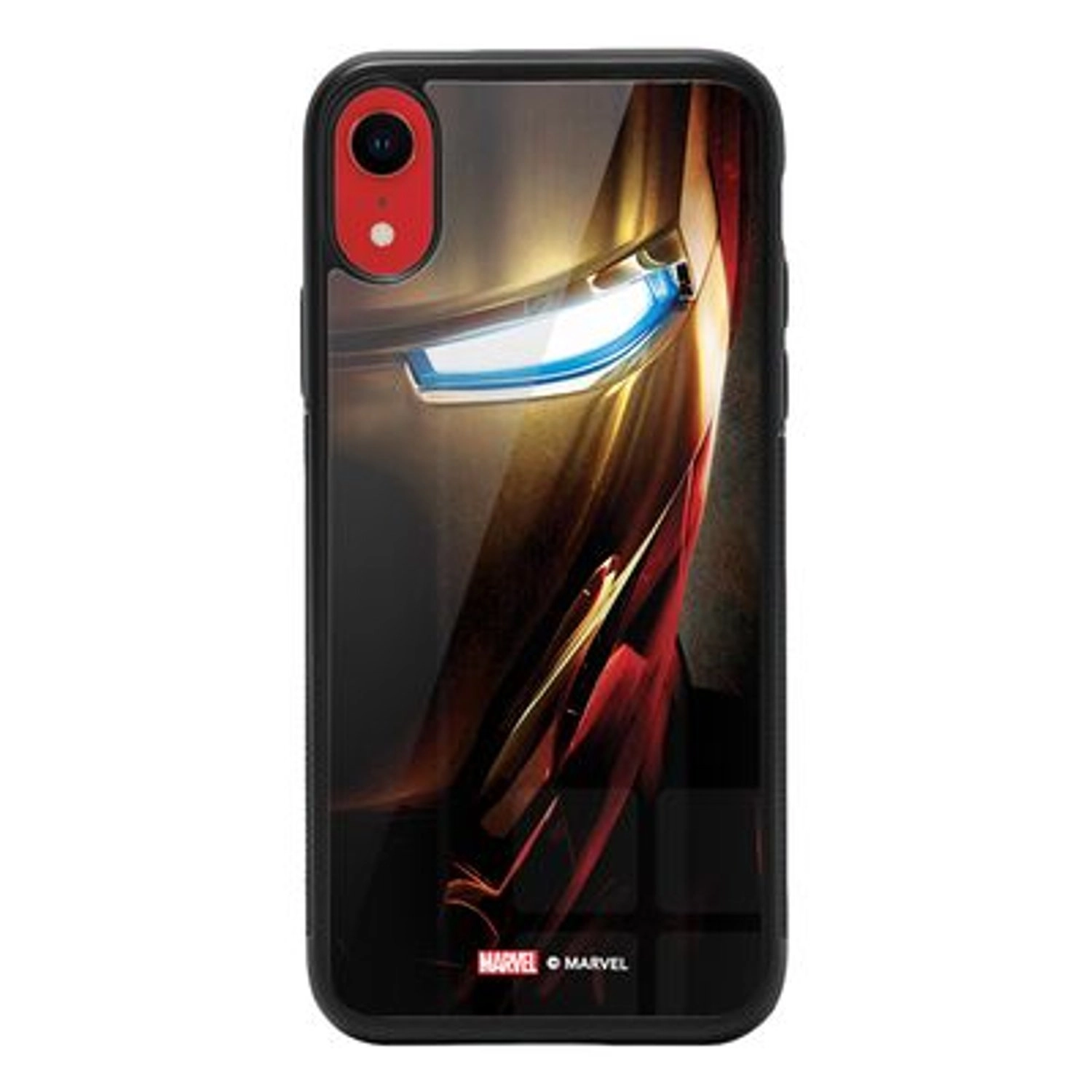 Wackylicious IronMan Half Profile Face Back Case for iPhone XR