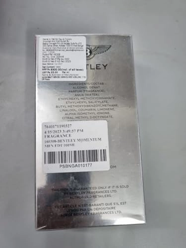 Momentum Eau de Toilette 100 ml