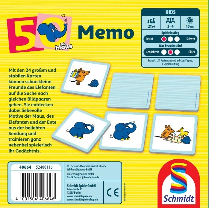 The Mouse Elephant Memo - 30 months and up