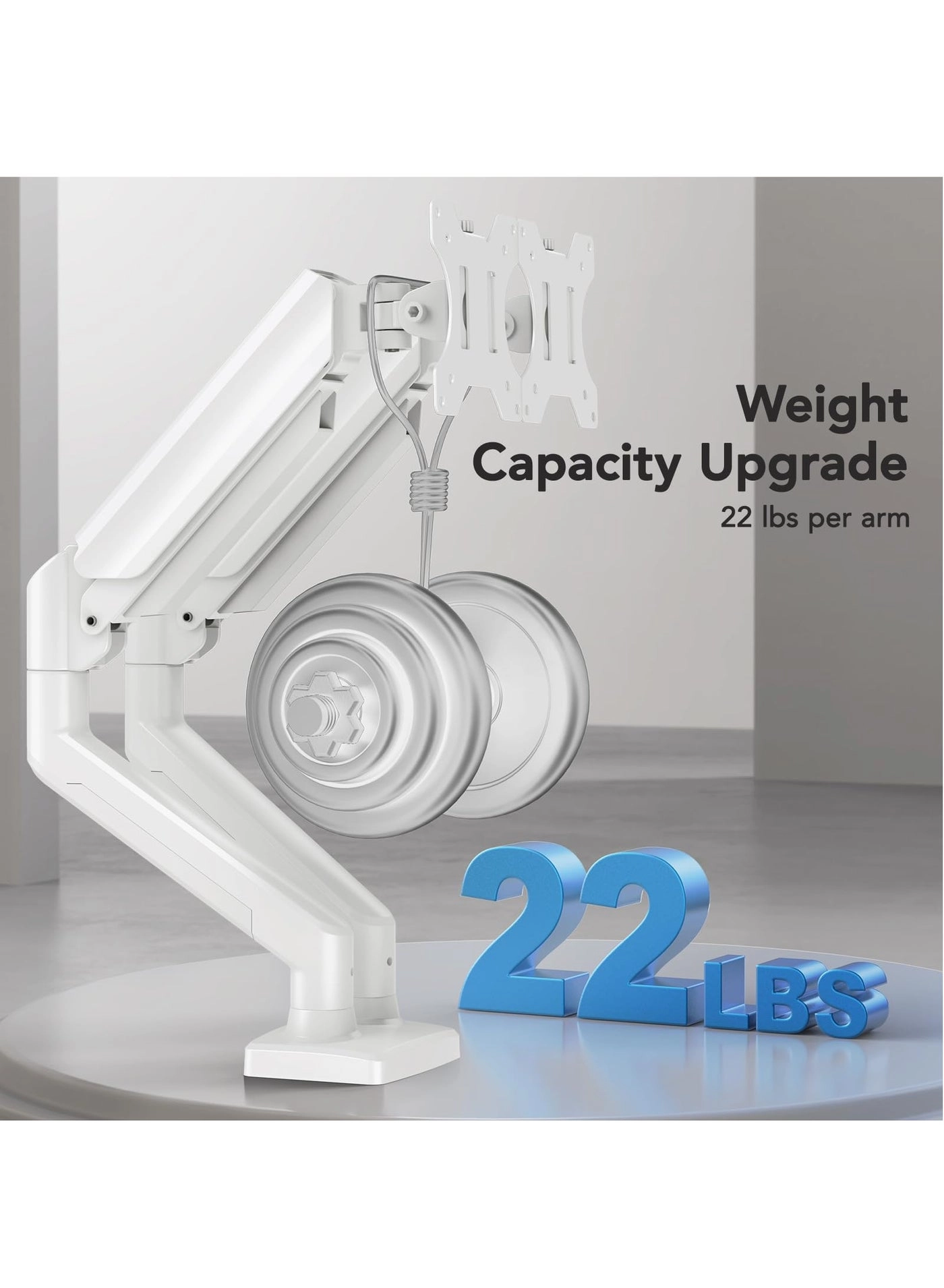 YZG-F160W - Dual Arm 32 in 75*75-100*100mm