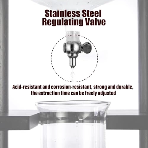 Cold Brew Drip Coffee Maker - 800ml High Borosilicate Glass