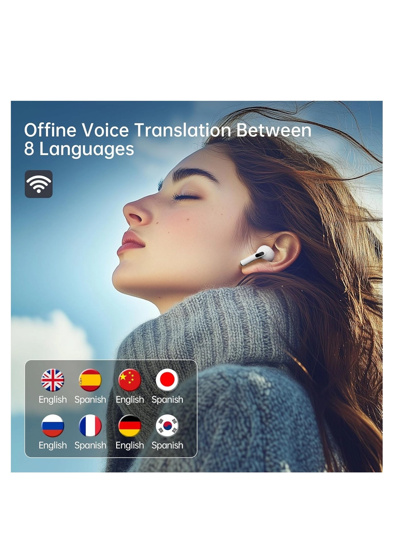 Translation Earbuds - 150 Languages
