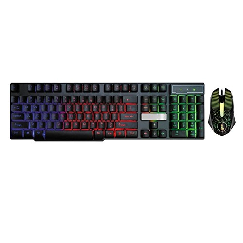 Gaming Keyboard Mouse Set - US Wired/Wireless