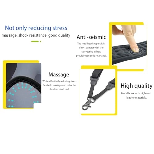 Neck Strap Decompression Massage Lanyard - Black for DJI RC-N1/RC-N2