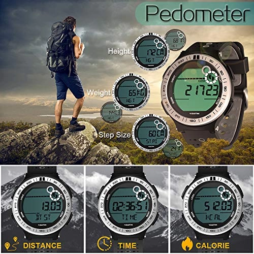 Underwater Watch Pedometer 43mm ABS