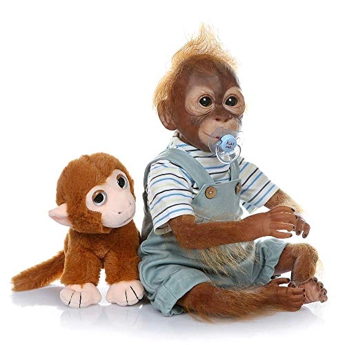 Reborn Monkey Doll - 22 Inches 55 cm Silicone Ages 3+