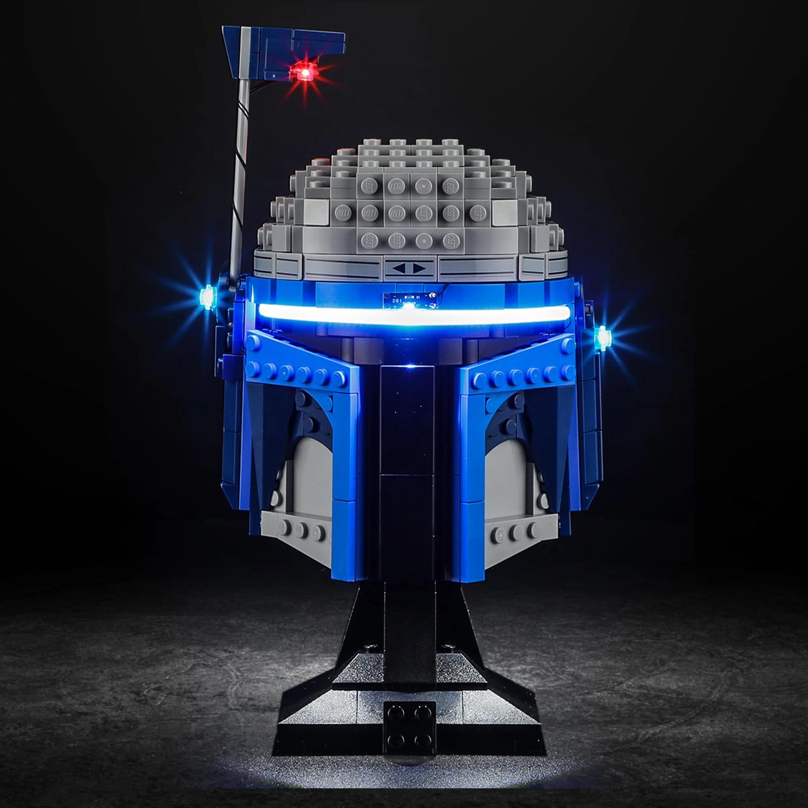 Vaodest Led Light for LEGO 75408 Jango Fett Helmet - Plastic 5V