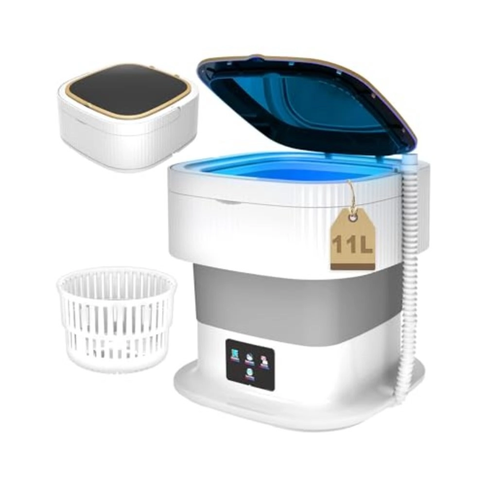 Generic Foldable Mini Washer and Dryer - 11L Portable