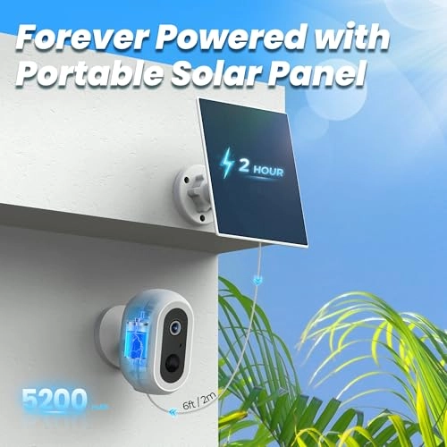 Solar Security Camera 2K Pack