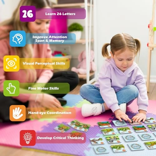 Alphabet Match Game - 3+ 52 pieces