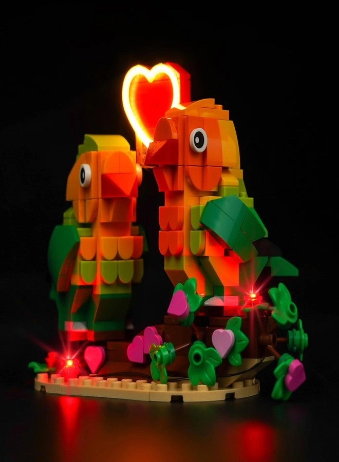 Vonado LED Light Kit - Compatible with LEGO-Valentine-Lovebirds-40522 Lights Only