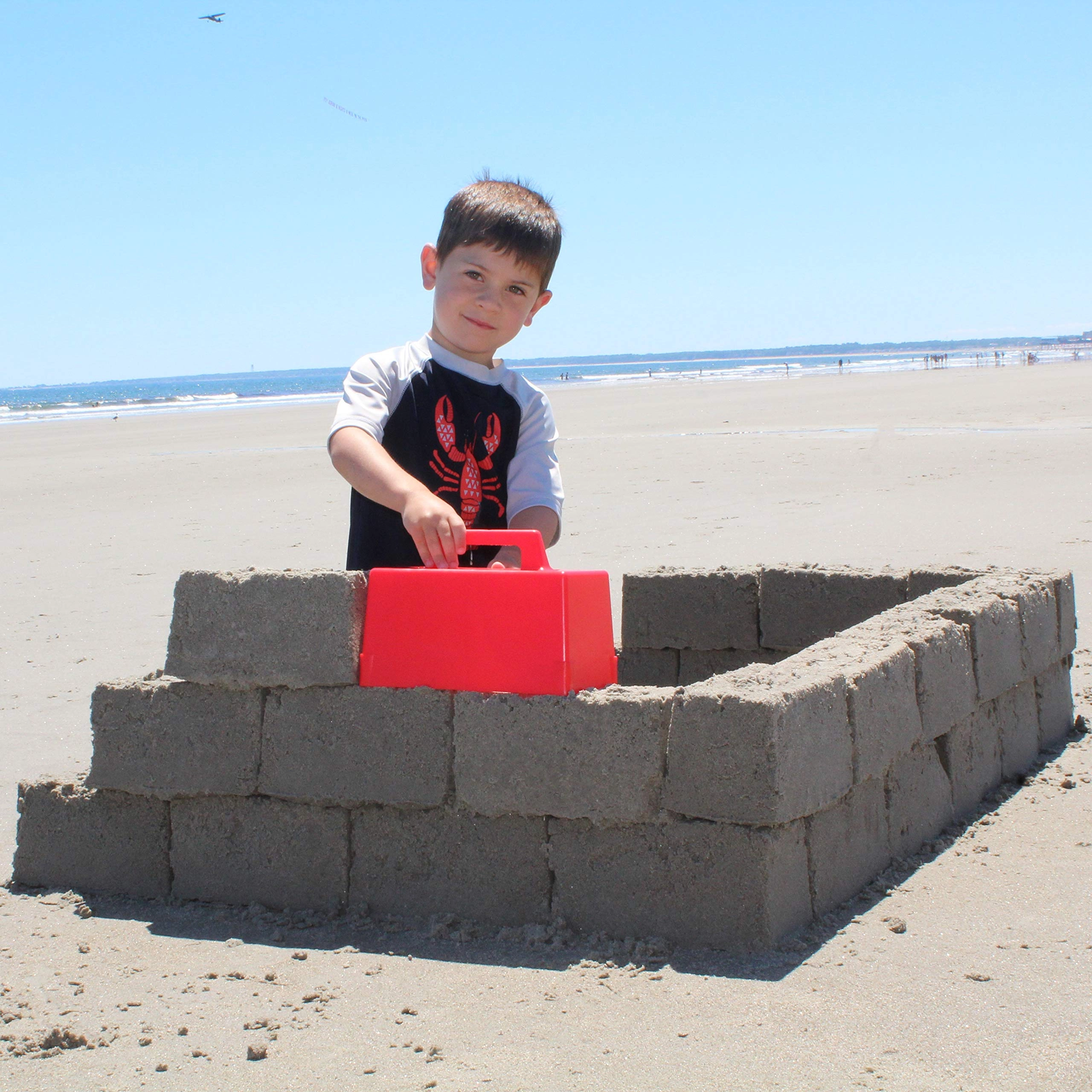 Snow Fort Building Kit - Brick Form Sand Castle Mold
