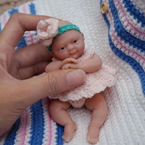 Leah Reborn Baby Doll - 4.5" Silicone Ages 3+