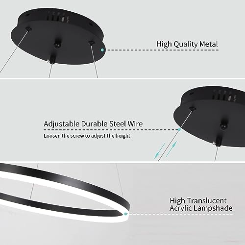 Modern LED Chandelier - 100cm