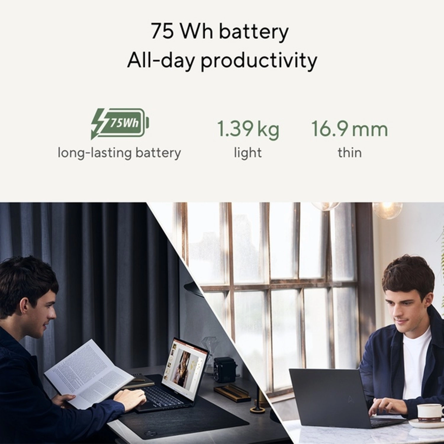 Zenbook 14 OLED UM3402 - 14'' Ryzen 7-7730U 16GB DDR4 1000GB SSD