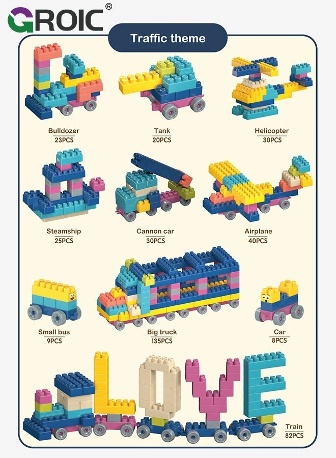 Building Blocks Set - 600 pcs