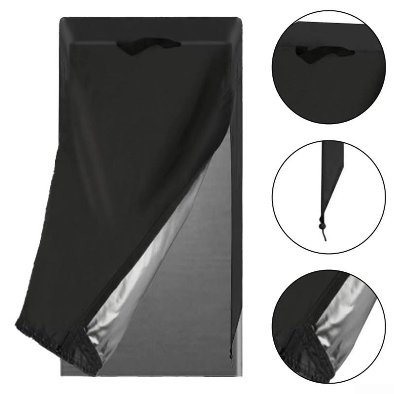 Refrigerator Cover - 210D Waterproof 60*85*185CM Black