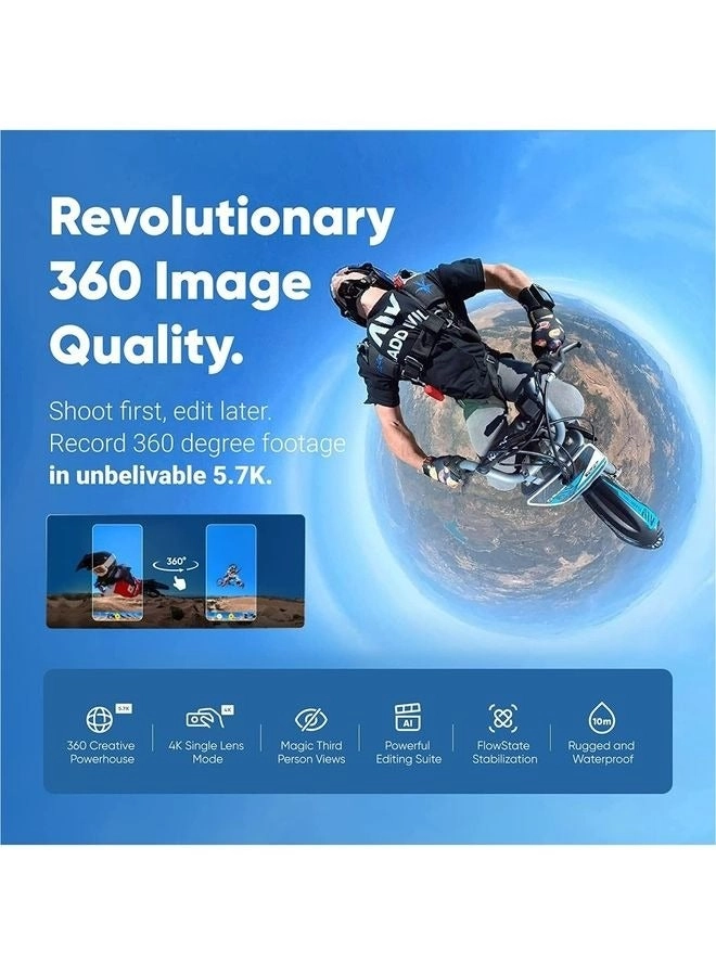 X3 Waterproof 360 Action Camera 0GB