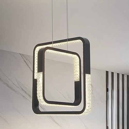 2 Square Chandelier - 3000K-6000K Dimmable