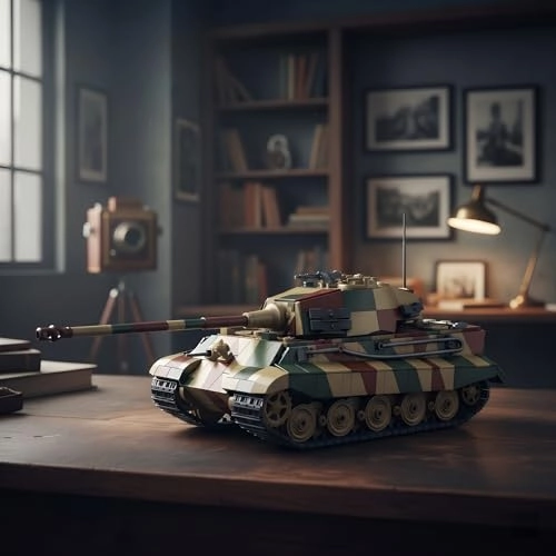 WW2 King Tiger II Tank - 1:28 ABS